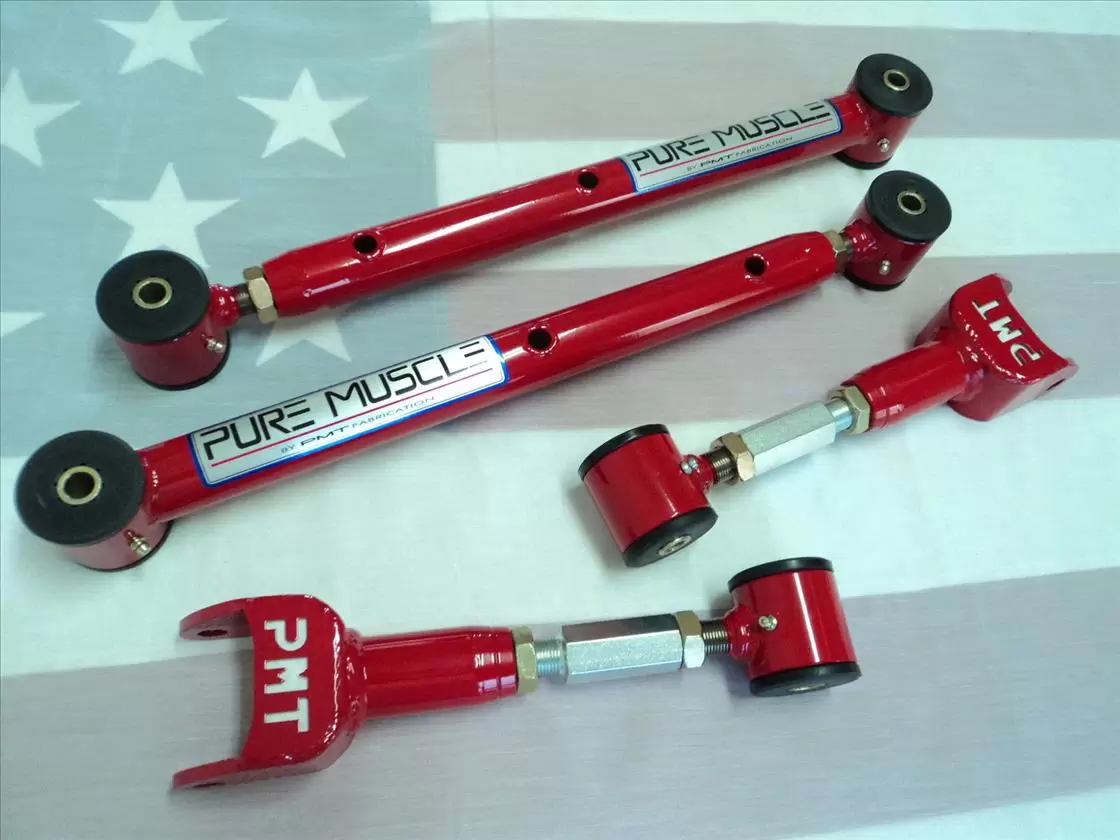 1978-1987 G BODY ADJUSTABLE UPPER & LOWER REAR TRAILING ARM KIT